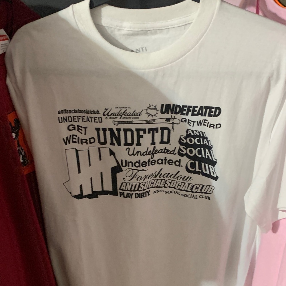 Undefeated White Graphic Tee